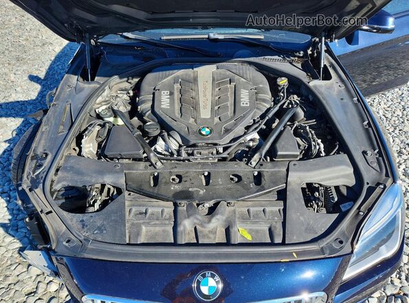 WBA6D4C52HD977767 2017 BMW 6 SERIES Black უკანა სალონის ხედი