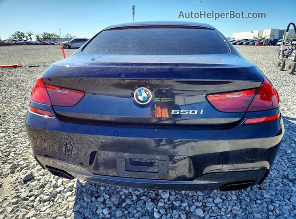 WBA6D4C52HD977767 2017 BMW 6 SERIES Black უკანა ხედი