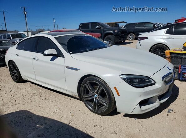 WBA6D4C57JD981352 2018 BMW 6 SERIES White Delantero derecho