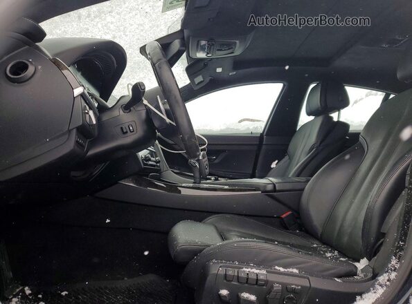 WBA6D6C52KG388963 2019 BMW 6 SERIES Black Вид салону спереду