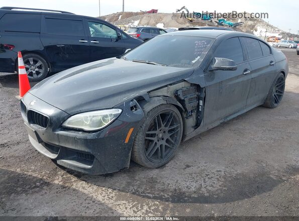 WBA6D6C56HG388425 2017 BMW 6 SERIES Black Vista tres cuartos delantera izquierda