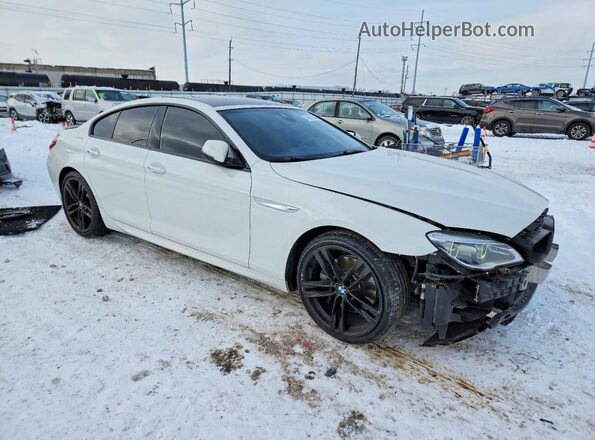 WBA6D6C57HG388241 2017 BMW 6 SERIES White Przód prawy