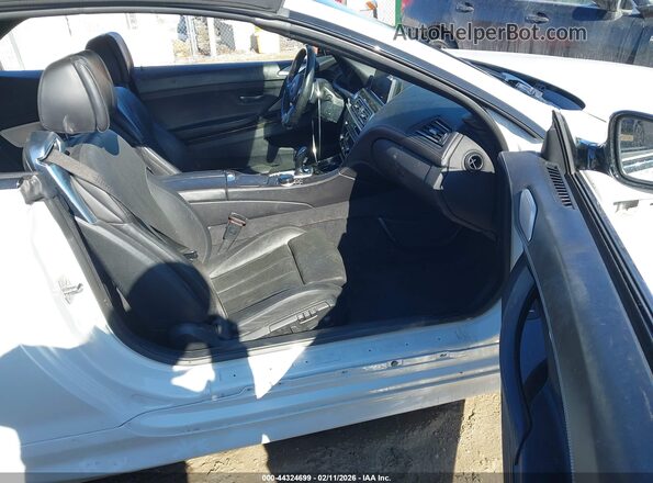 WBA6F7C51JG232153 2018 BMW 6 SERIES White Widok wnętrza z przodu