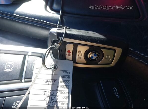 WBA6F7C51JG232153 2018 BMW 6 SERIES White Widok deski rozdzielczej