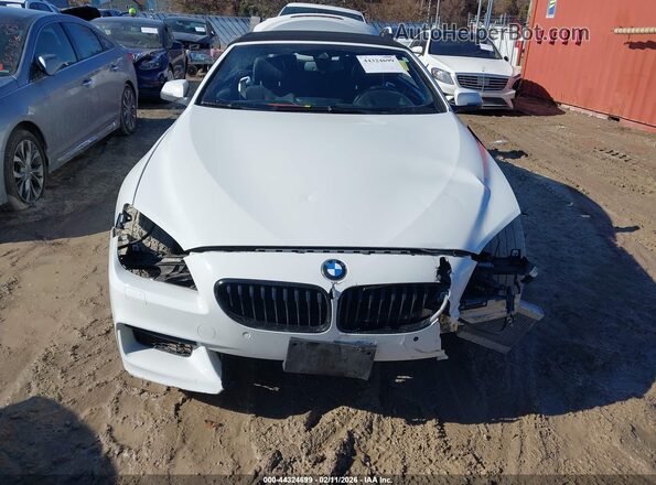 WBA6F7C51JG232153 2018 BMW 6 SERIES White Widok wnętrza z tyłu