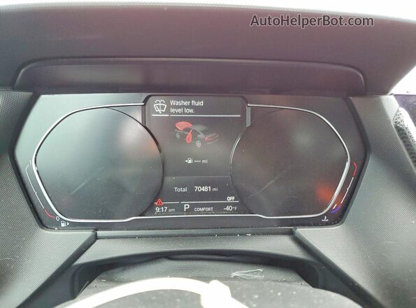 WBA73AK06L7F78690 2020 BMW 2 SERIES Red Vista del cuadro de instrumentos