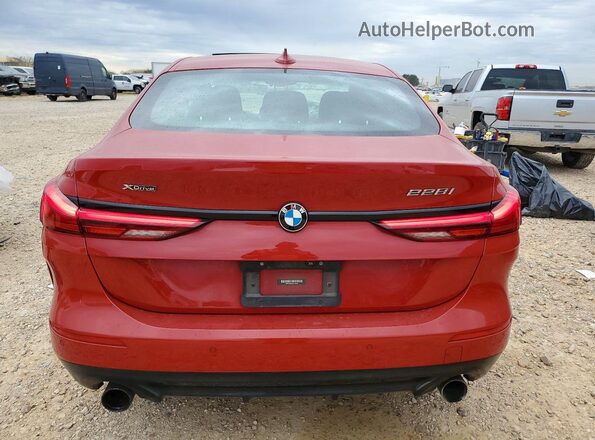 WBA73AK06L7F78690 2020 BMW 2 SERIES Red Vista trasera