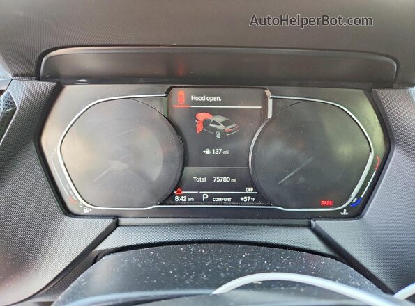 WBA73AK07L7G22034 2020 BMW 2 SERIES White Вид щитка приладів