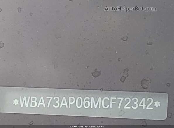 WBA73AP06MCF72342 2021 BMW 4 SERIES Black Вид підкапотного простору