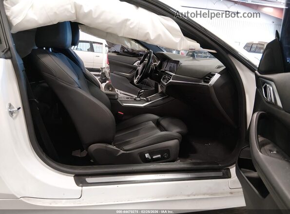 WBA73AP08MCF66896 2021 BMW 4 SERIES White Vista interior delantera