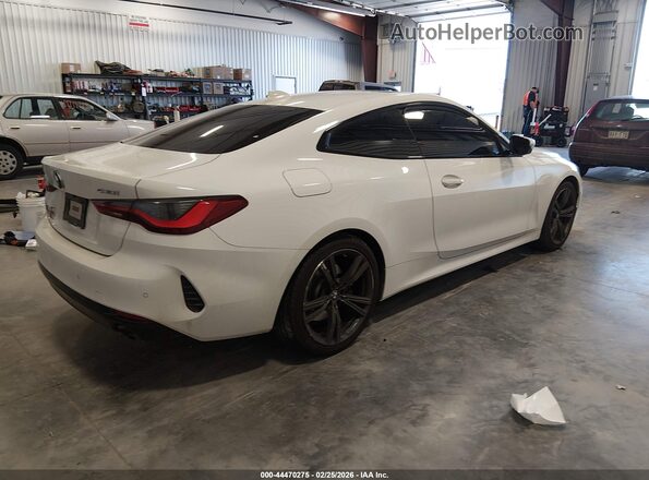 WBA73AP08MCF66896 2021 BMW 4 SERIES White Trasero derecho