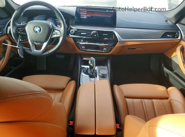 WBA73BJ00PCL98378 2023 BMW 5 SERIES Белый Вид панели приборов