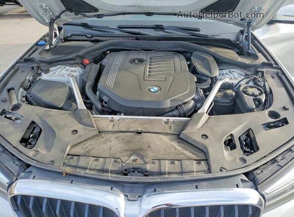 WBA73BJ00PCL98378 2023 BMW 5 SERIES Белый Вид задней части салона