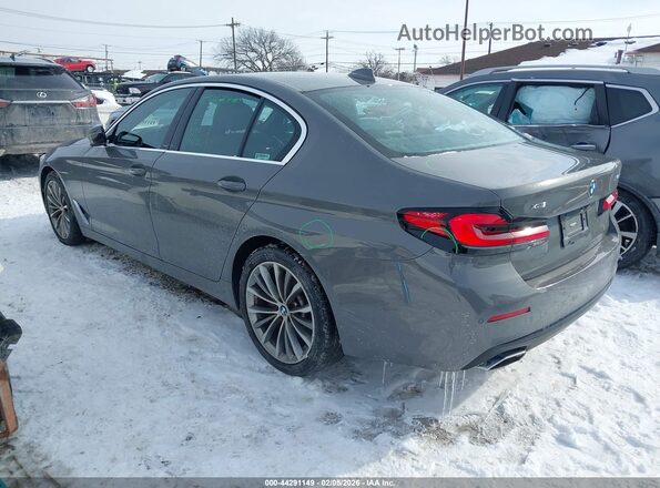 WBA73BJ03NWX39655 2022 BMW 5 SERIES Gray Rear left