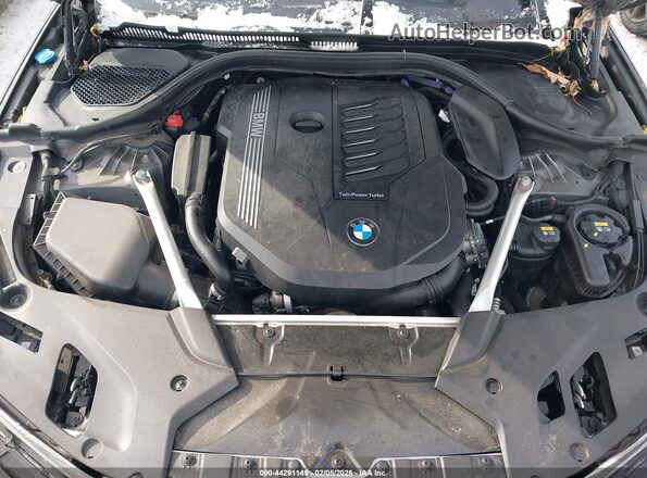 WBA73BJ03NWX39655 2022 BMW 5 SERIES Gray Rear view