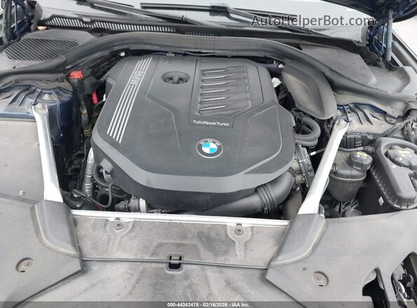 WBA73BJ05MCH11942 2021 BMW 5 SERIES Blue Vista trasera