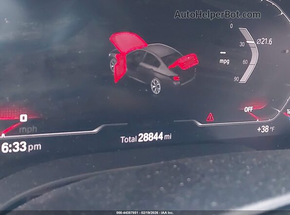 WBA73BJ06NCK07835 2022 BMW 5 SERIES Blue Հետևի նստատեղերի տեսք