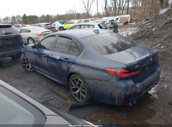 WBA73BJ06NCK07835 2022 BMW 5 SERIES Blue Սալոնի 360 աստիճան տեսք