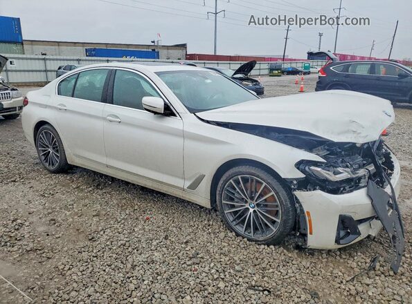 WBA73BJ07PCM55742 2023 BMW 5 SERIES White Delantero derecho