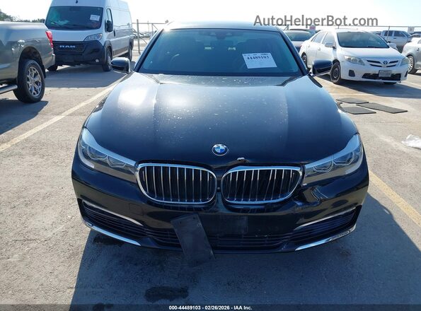 WBA7E2C52HG739745 2017 BMW 7 SERIES Черный Вид щитка приборов