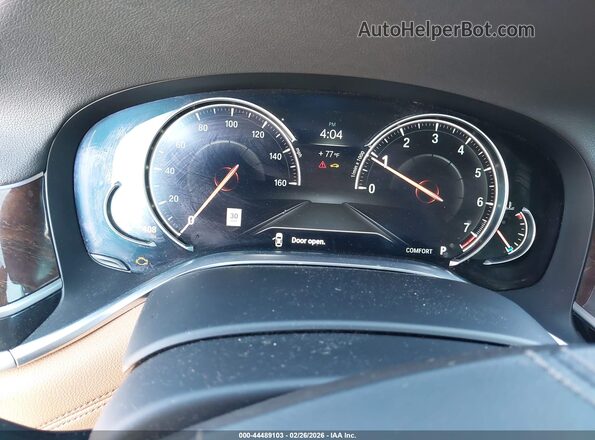 WBA7E2C52HG739745 2017 BMW 7 SERIES Черный Вид задних сидений