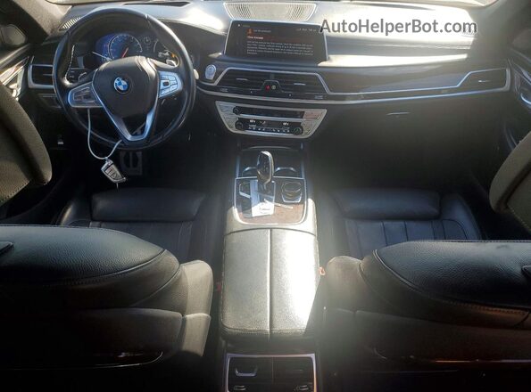 WBA7E2C53KB218232 2019 BMW 7 SERIES Black Vista del salpicadero
