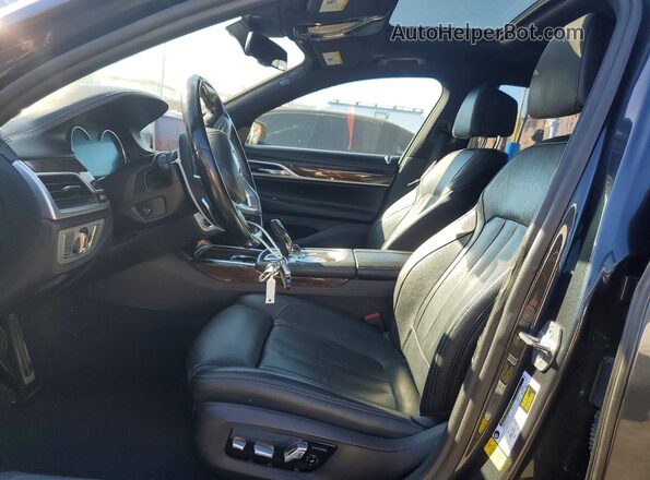 WBA7E2C53KB218232 2019 BMW 7 SERIES Black Vista interior delantera