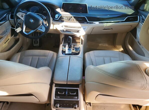 WBA7E2C58JG742493 2018 BMW 7 SERIES White Dashboard view