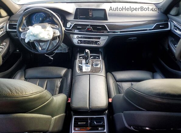 WBA7E2C58KB218548 2019 BMW 7 SERIES Black Dashboard view