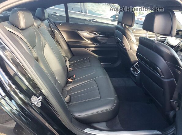 WBA7E2C58KB218548 2019 BMW 7 SERIES Black Rear seats view