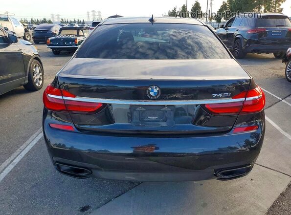 WBA7E2C58KB218548 2019 BMW 7 SERIES Black Rear view