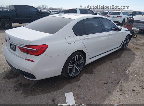 WBA7E2C59KB454433 2019 BMW 7 SERIES White Rear right