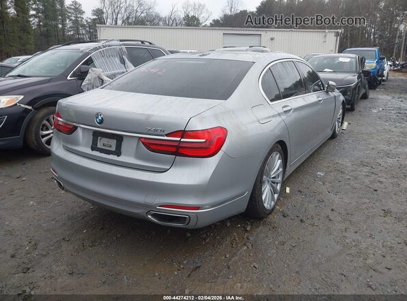 WBA7E2C5XJG742642 2018 BMW 7 SERIES Silver უკანა მარჯვენა