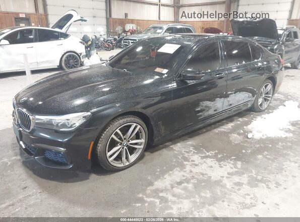 WBA7E4C52JGV23704 2018 BMW 7 SERIES Black Vista tres cuartos delantera izquierda