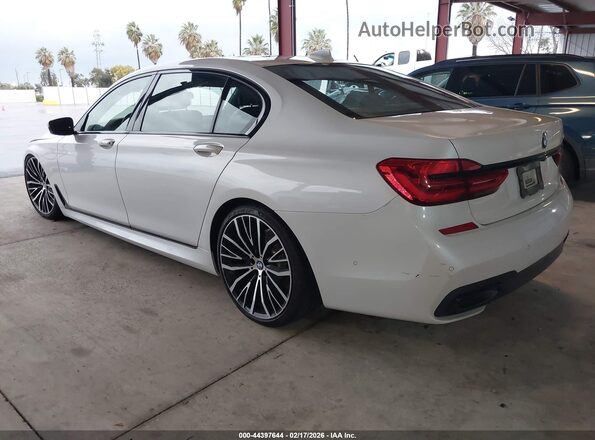 WBA7F0C53KGM24977 2019 BMW 7 SERIES White Задня ліва чверть