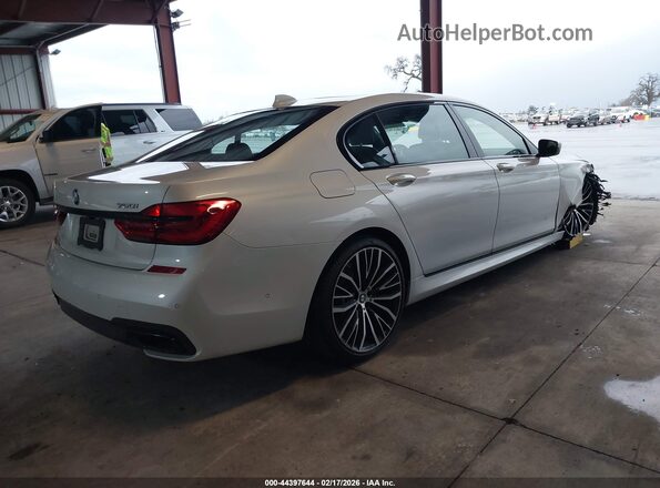 WBA7F0C53KGM24977 2019 BMW 7 SERIES White Задня права чверть