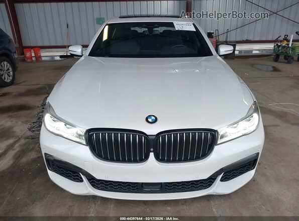 WBA7F0C53KGM24977 2019 BMW 7 SERIES White Вид щитка приладів