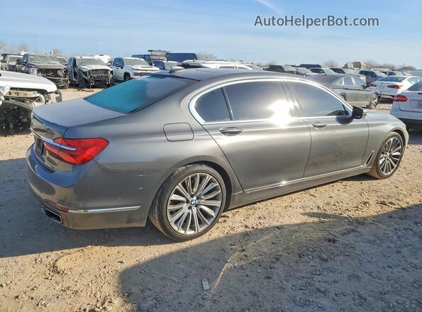 WBA7F0C55GGL99409 2016 BMW 7 SERIES Gray უკანა მარჯვენა