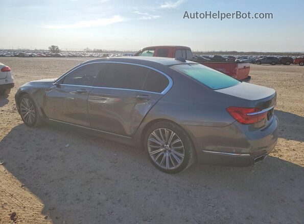 WBA7F0C55GGL99409 2016 BMW 7 SERIES Gray უკანა მარცხენა