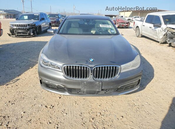 WBA7F0C55GGL99409 2016 BMW 7 SERIES Gray წინა ხედი