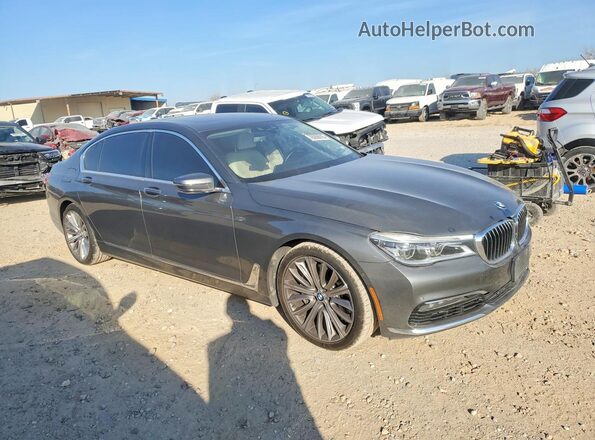 WBA7F0C55GGL99409 2016 BMW 7 SERIES Gray წინა მარჯვენა