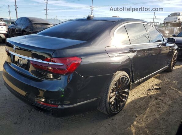 WBA7F0C59GGM20875 2016 BMW 7 SERIES Black Front right