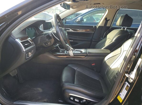 WBA7F0C59GGM20875 2016 BMW 7 SERIES Black Dashboard view