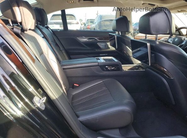WBA7F0C59GGM20875 2016 BMW 7 SERIES Black Rear interior view