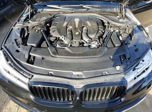 WBA7F0C59GGM20875 2016 BMW 7 SERIES Black Engine compartment view