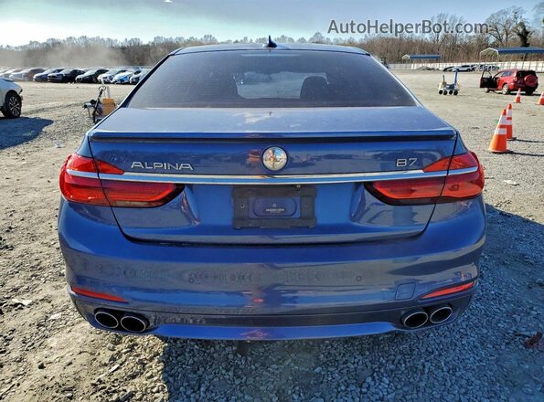 WBA7F2C51JG856302 2018 BMW ALPINA Blue Widok z tyłu