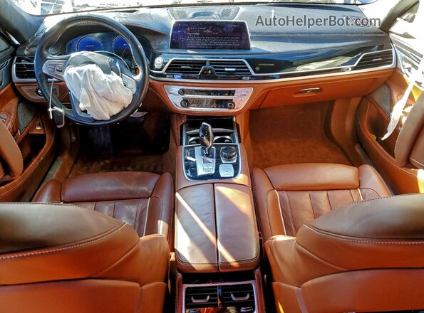 WBA7F2C51JG856302 2018 BMW ALPINA Blue Widok deski rozdzielczej