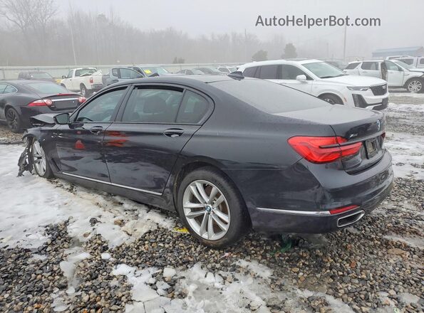 WBA7F2C54JG424075 2018 BMW 7 SERIES Black Trasero izquierdo