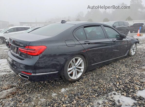WBA7F2C54JG424075 2018 BMW 7 SERIES Black Trasero derecho