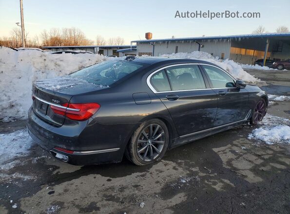 WBA7F2C56JG424465 2018 BMW 7 SERIES Gray უკანა მარჯვენა